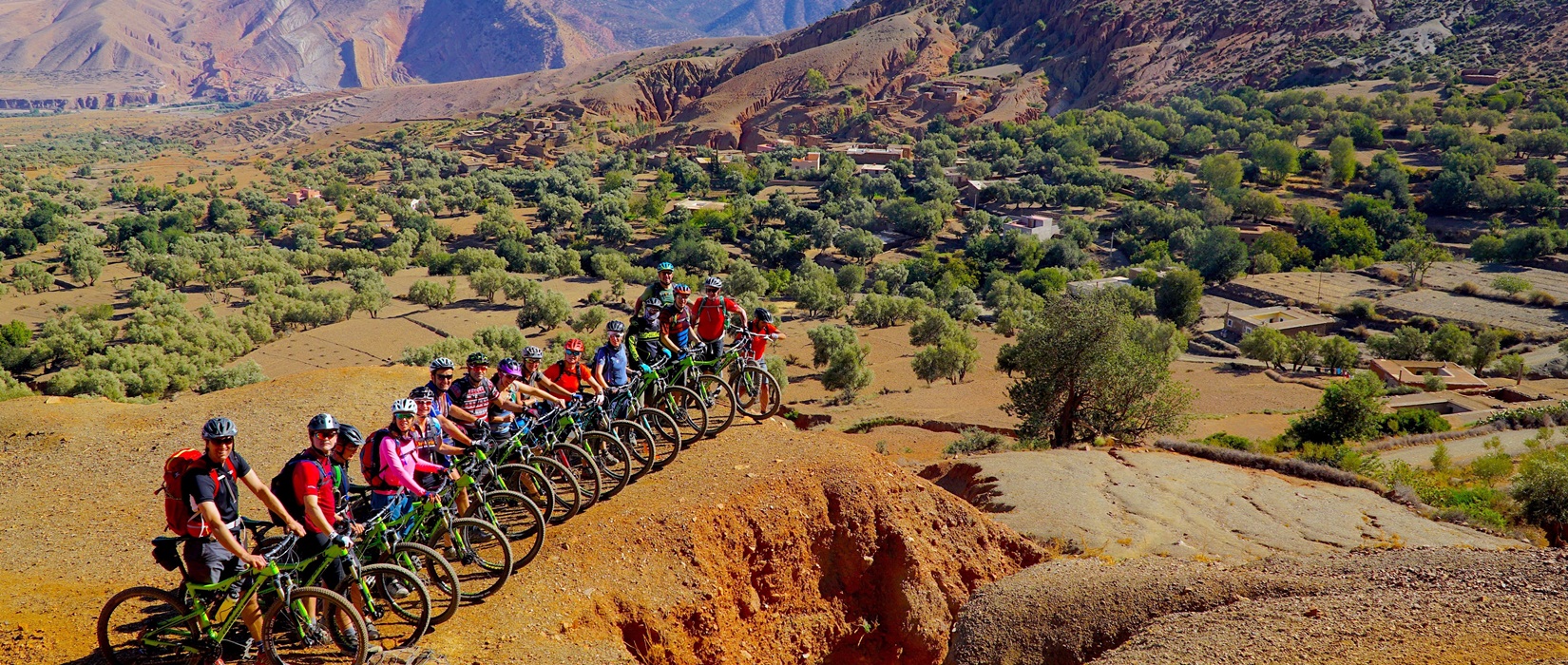 Mtb across western part of the High Atlas Toubkal